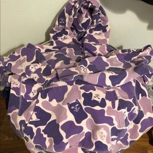 RipNDip Purple Camo Hoodie
